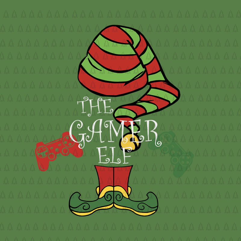 Gamer Elf Family Matching Christmas Group Funny Gift Pajama, The gamer ELF svg, The gamer ELF vector, The gamer ELF png, The gamer ELF christmas, gamer christmas vector