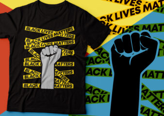 BLACK lives matters tshirt design | black man tshirt design