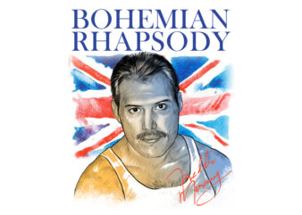 Bohemian Rhapsody t shirt template