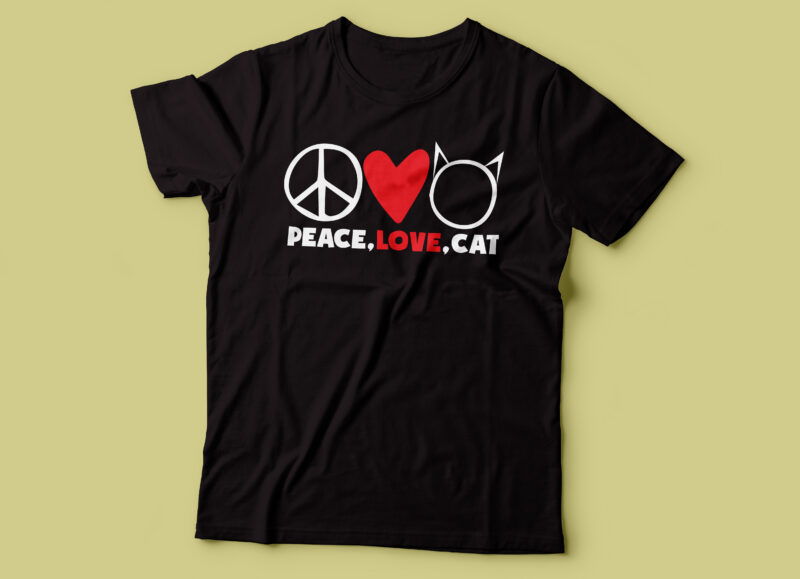 Cat funny T-Shirt Design Bundles | eight tshirt design cat lover |Ai file,PNG file,svg file