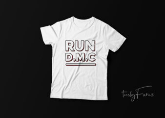Iconic T shirt Run DMC | Commercial use