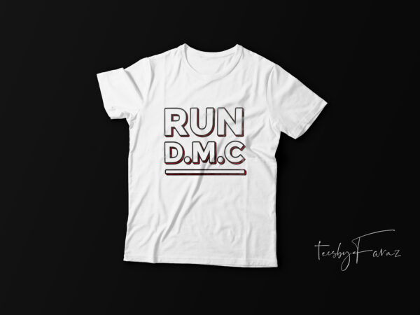 Iconic t shirt run dmc | commercial use
