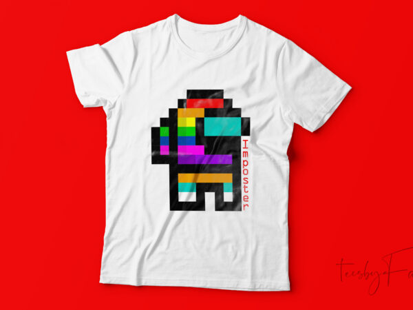 Imposter | game lover t shirt design for sale