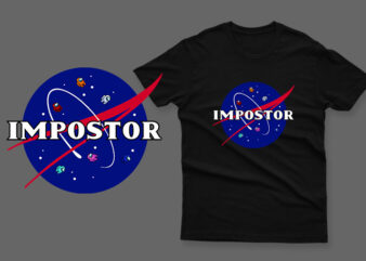 impostor death parody t shirt design for sale