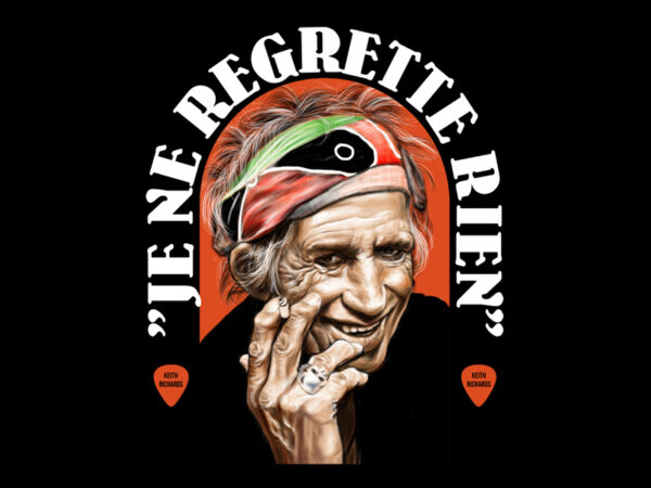 Keith richards 2 t shirt vector art