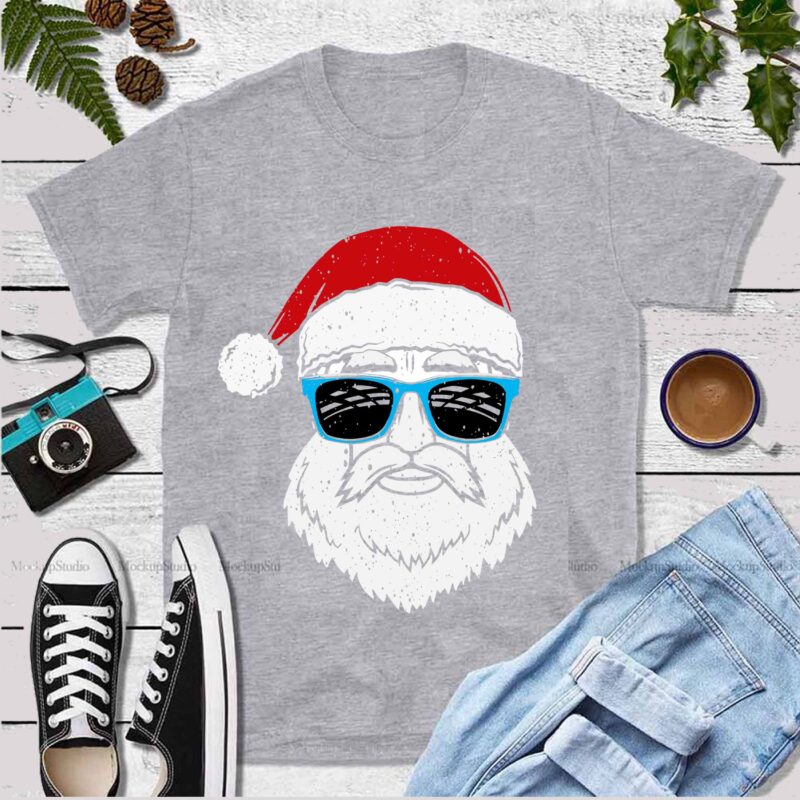 Santa in sunglasses wearing Svg, Santa wearing sunglasses Svg, Santa vector, Santa vector, Santa wearing sunglasses logo, Funny santa Svg, Funny Christmas 2020 Svg, Merry Christmas vector, Funny santa claus