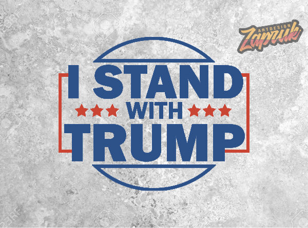 I stand with trump tshirt design I stand with trump tshirt design