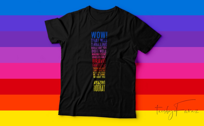 Free Exclamatory sign word cloud | appreciating words cloud | t shirt artwork for sale