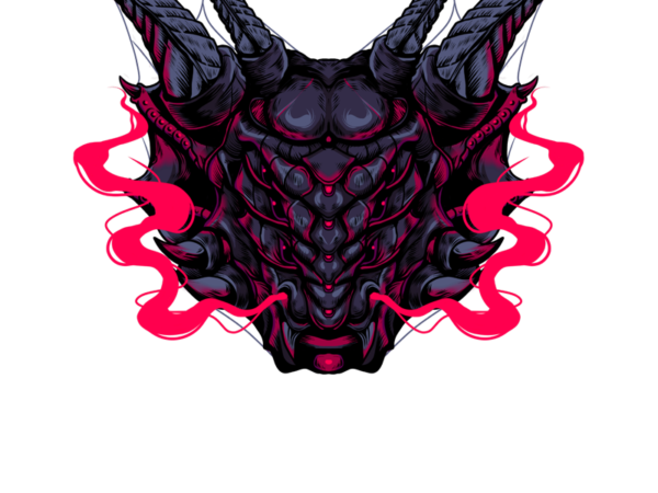 Dragon monster t shirt vector illustration