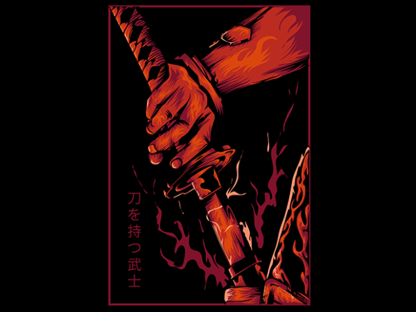Samurai 0.1 t-shirt design