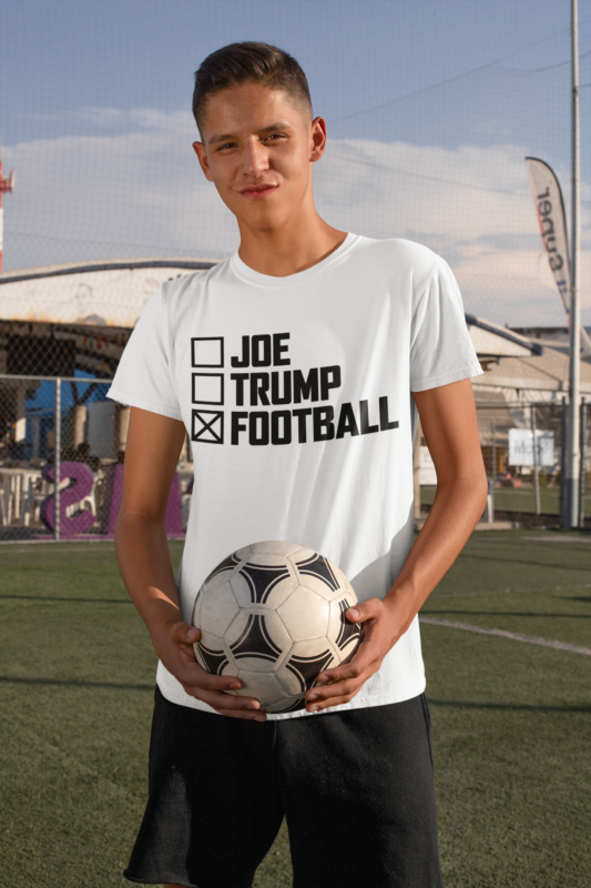 JOE BIDEN – DONALD TRUMP – Football t shirt design for sale