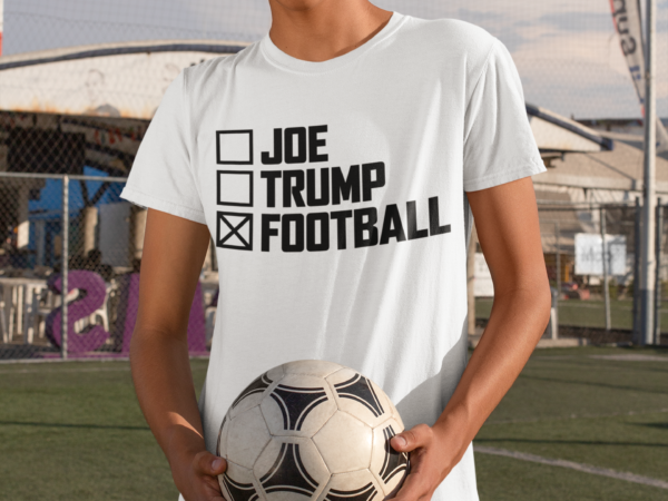 Joe biden – donald trump – football t shirt design for sale