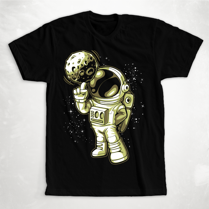 Astronaut T-shirt Designs Bundle Part 6