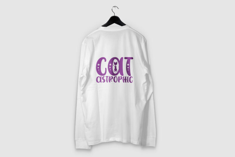 Catastrophic | Cat Lovers Tshirt design