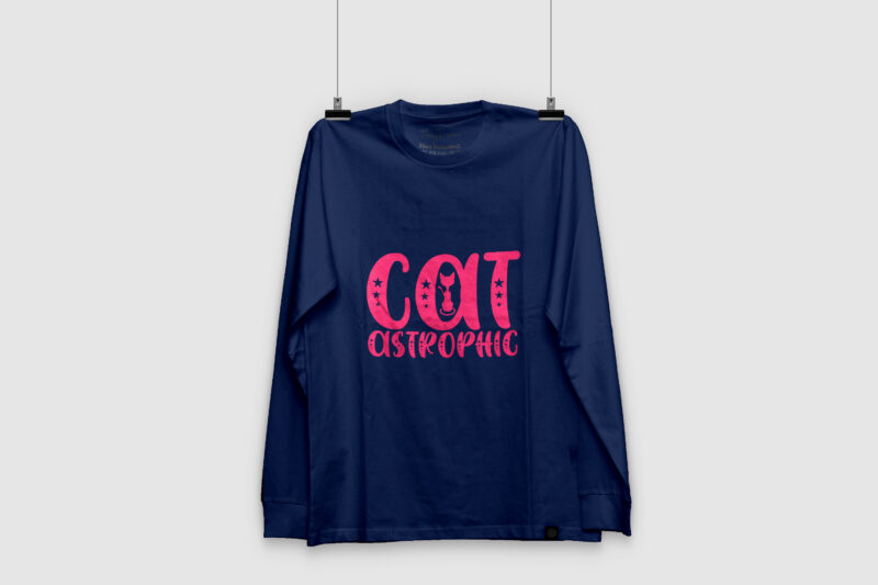 Catastrophic | Cat Lovers Tshirt design