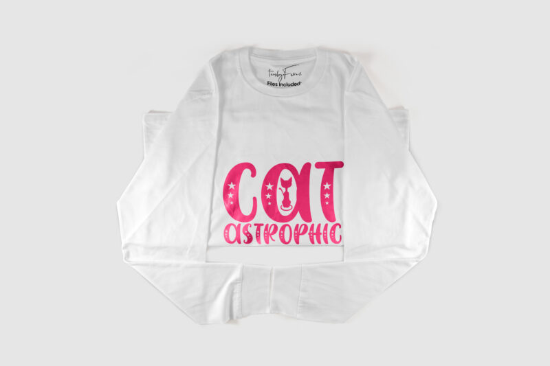 Catastrophic | Cat Lovers Tshirt design