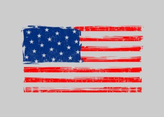 “American grunge flag” Design Tshirt Vector Template for sale