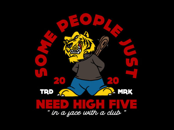 High five graphic t shirt