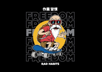 rad habits t shirt design online