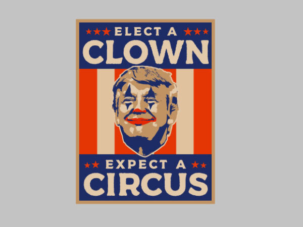 Clown t shirt vector file