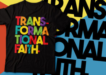 transformational faith t-shirt design | Jesus and Christian design |faith design