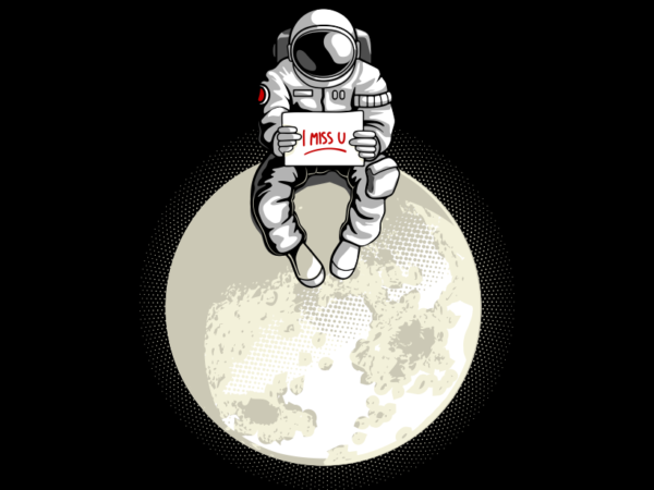 Stranded astronauts t shirt template vector