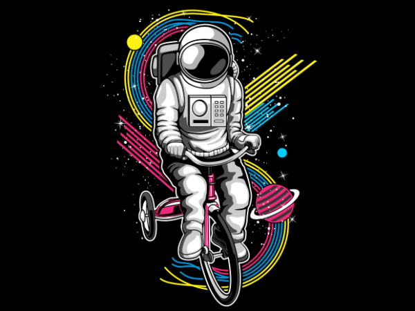 Playing in the sky t shirt illustration