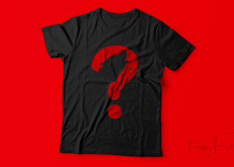 Wolf Inside | Wolf Question mark | Unisex t shirt design