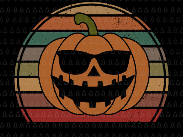 Jack O' Lantern Face T-shirt Design Vector Download