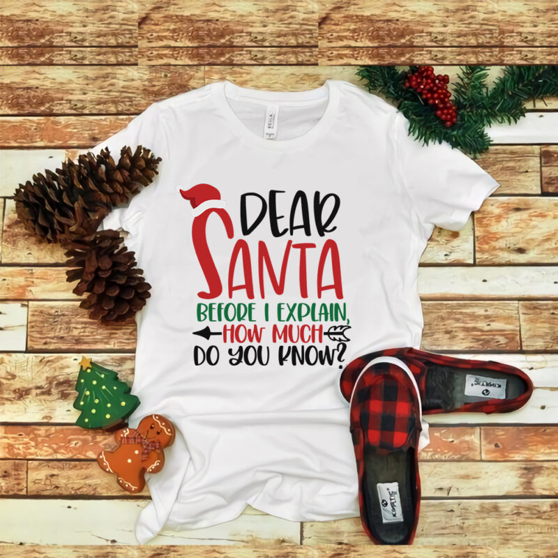Dear Santa before i explain how much do you know, Dear Santa before i explain how much do you know svg, snow svg, snow christmas, christmas svg, christmas png, christmas