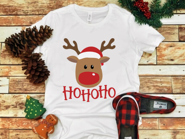 Hohoho rudolph svg, hohoho rudolph christmas svg, christmas reindeer, hohoho reindeer, merry christmas, snow svg, snow christmas, christmas svg, christmas png, christmas vector, christmas design tshirt, santa vector, santa svg,