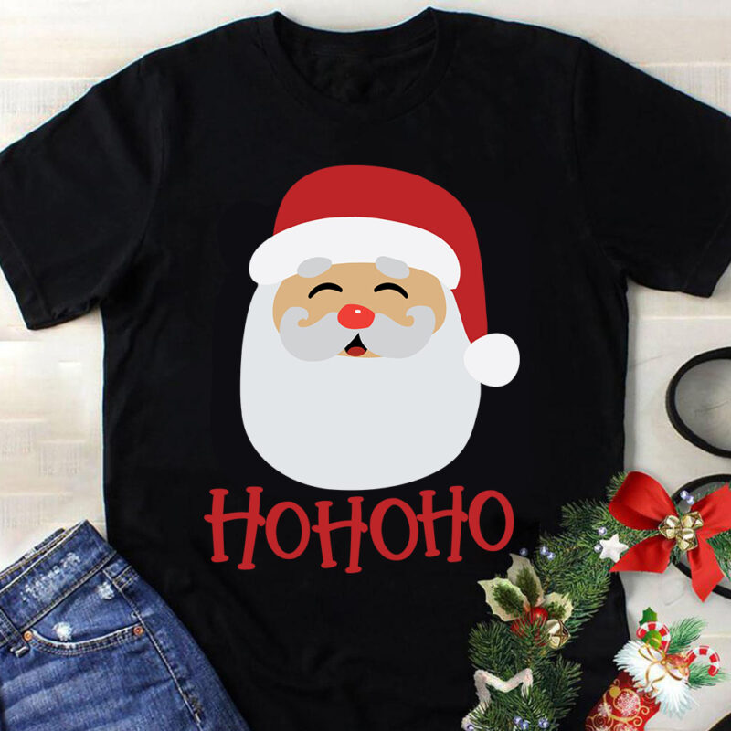 HoHoHo Santa svg, HoHoHo Santa, merry christmas, snow svg, snow christmas, christmas svg, christmas png, christmas vector, christmas design tshirt, santa vector, santa svg, holiday svg, merry christmas, cut file