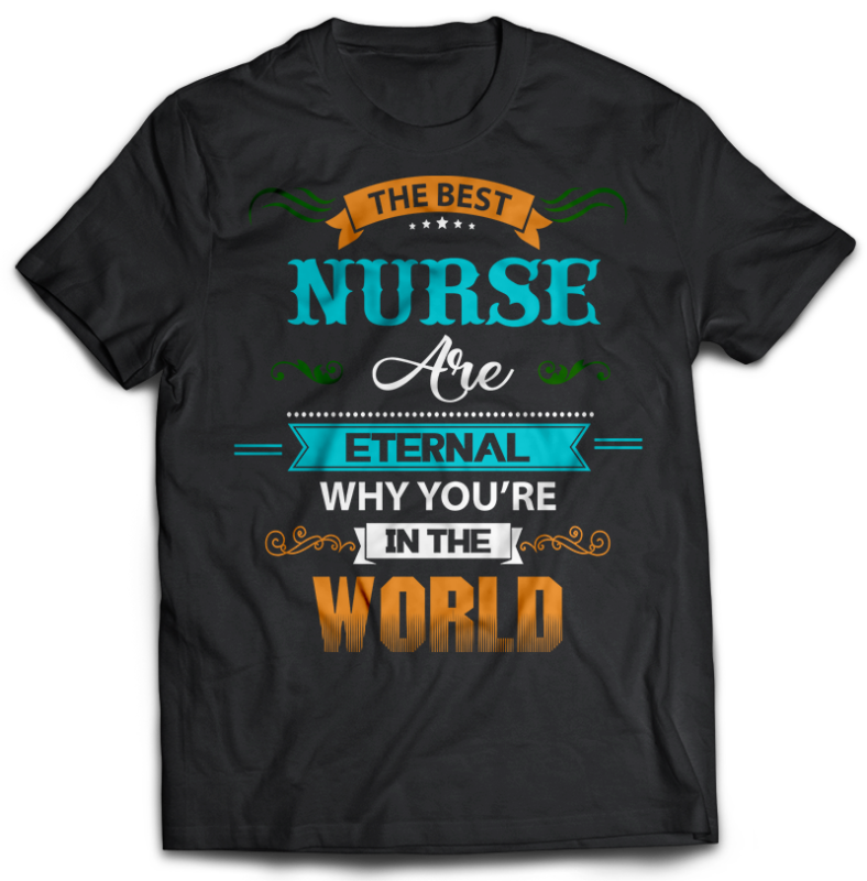 83 NURSE tshirt designs bundles