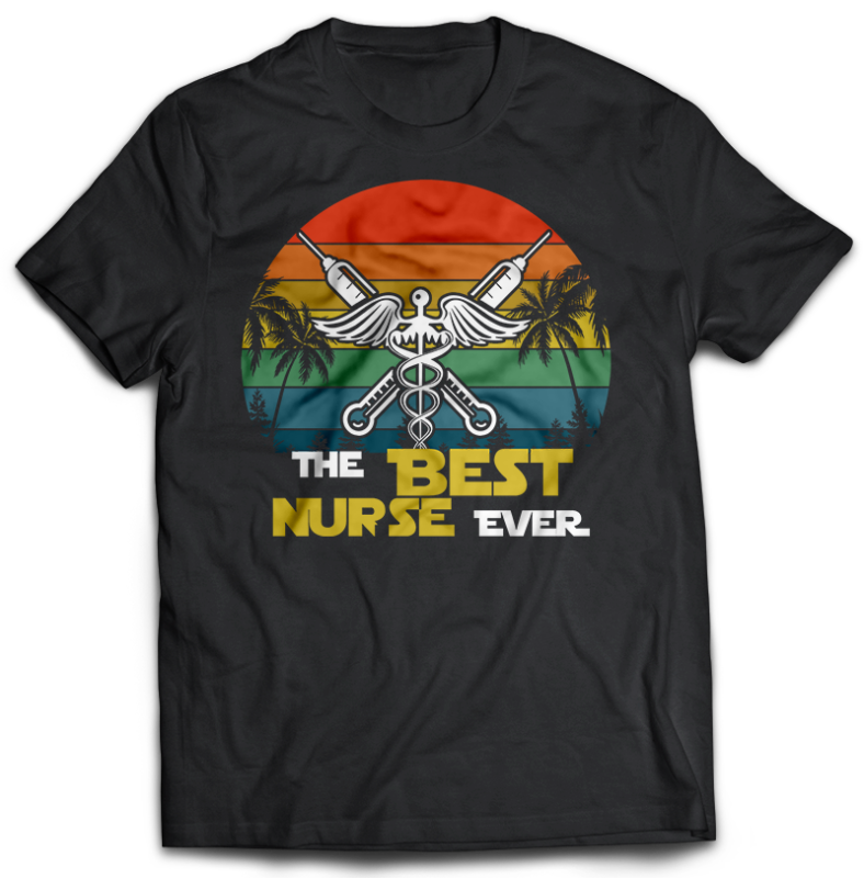 83 NURSE tshirt designs bundles