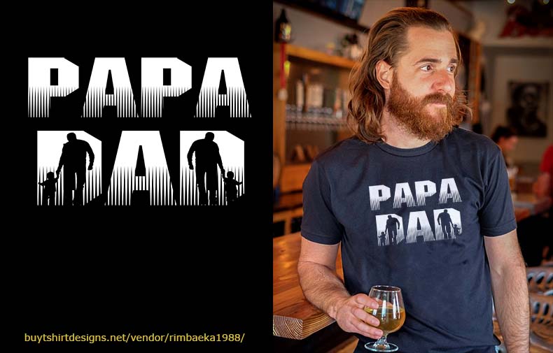 85 FATHER tiger king dad papa tshirt designs template bundles psd file editable text