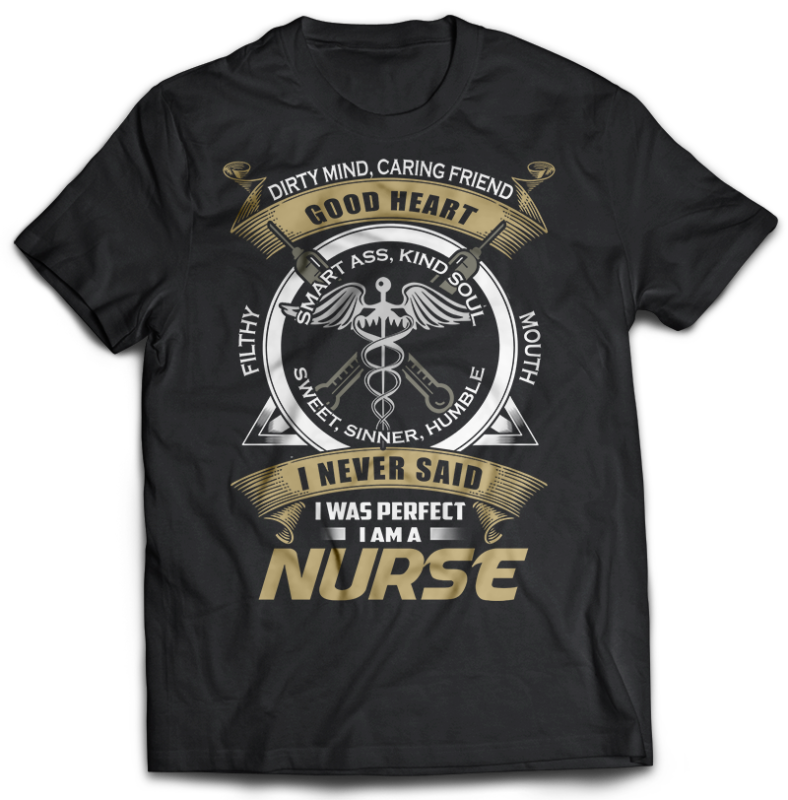 83 NURSE tshirt designs bundles