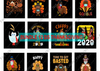 Bundle 12 design thanksgiving, thanksgiving vector, thanksgiving 2020, happy turkey day 2020 png, happy turkey day 2020, funny quarantine turkey face wearing a mask, 2020 quarantine thanksgiving turkey, 2020 quarantine