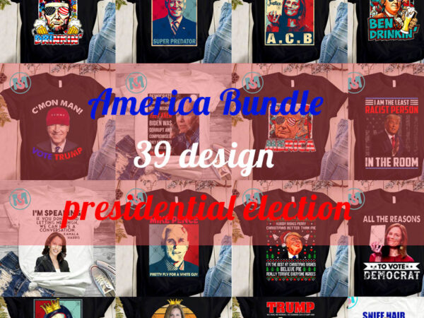 America bundle presidential election png, kamala harris png, joe biden png, donald trump png, amy coney barrett png, digital download t shirt vector