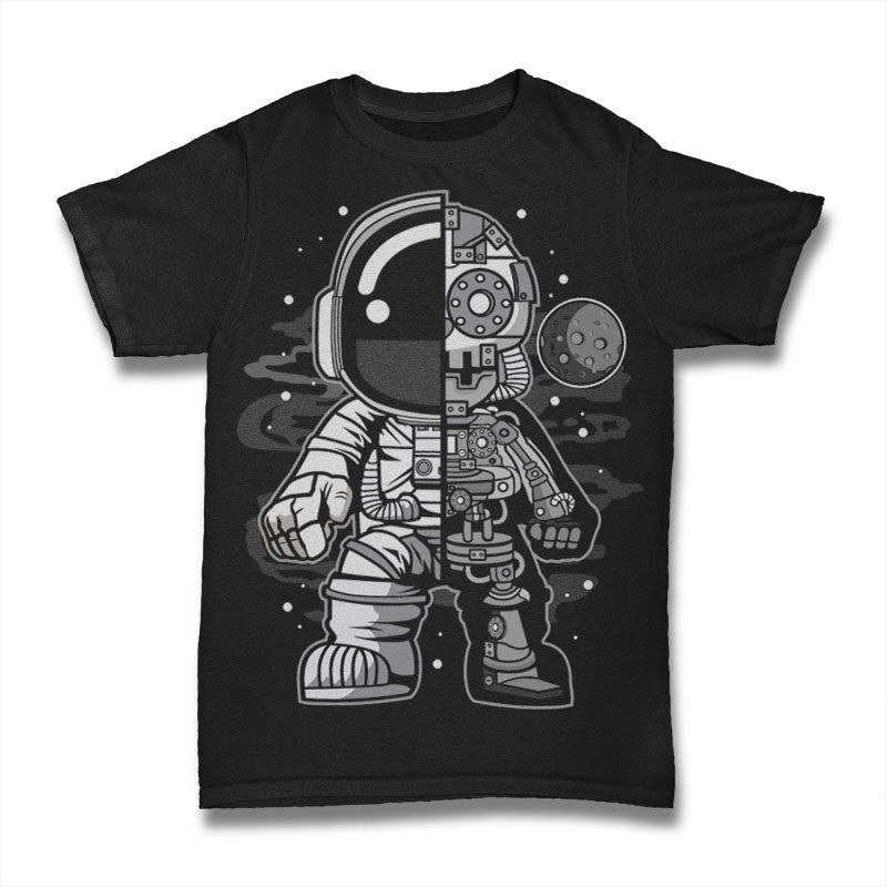 30 Astronaut Cartoon Designs Bundle #2