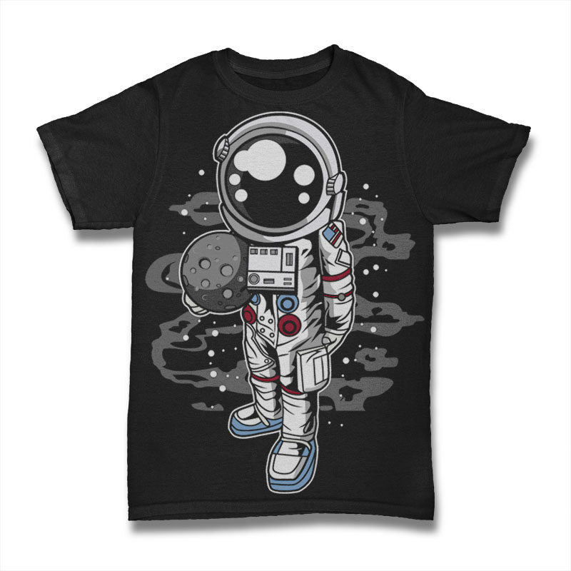 30 Astronaut Cartoon Designs Bundle #2