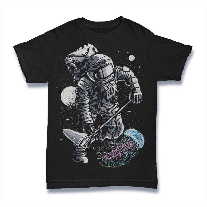 50 Astronaut Tshirt Designs Bundle