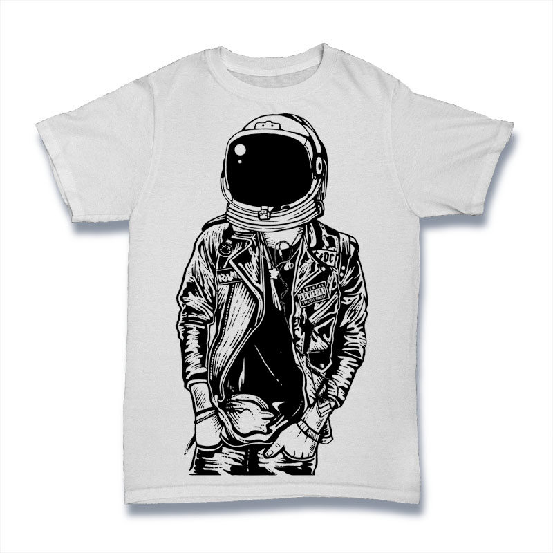 50 Astronaut Tshirt Designs Bundle