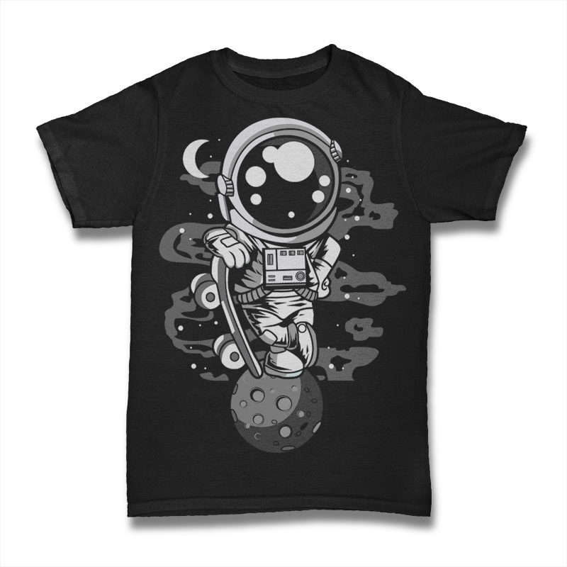 30 Astronaut Cartoon Designs Bundle #2 - Buy t-shirt designs