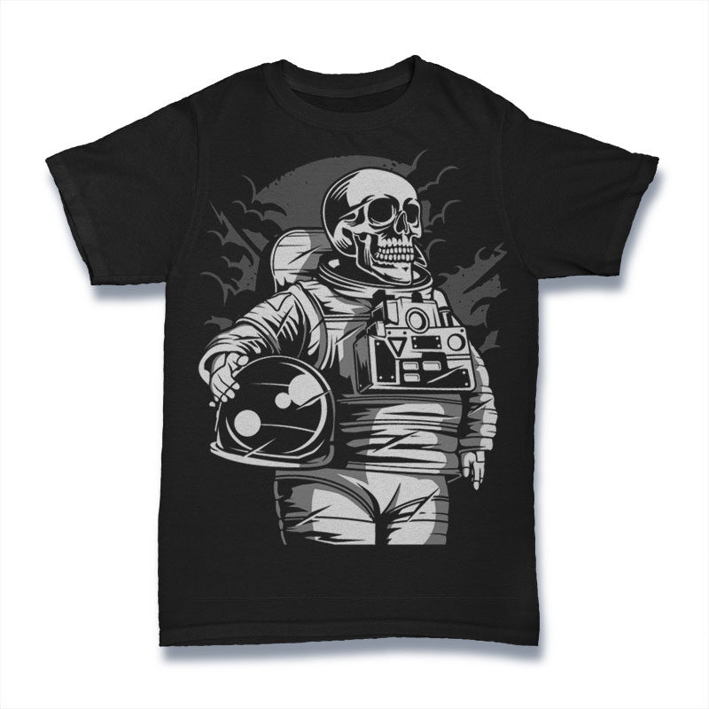 50 Astronaut Tshirt Designs Bundle