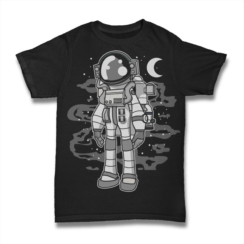 30 Astronaut Cartoon Designs Bundle #2