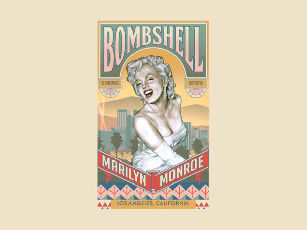 Bombshell t shirt template