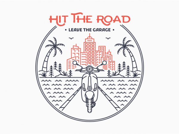 Hit the road 3 graphic t shirt
