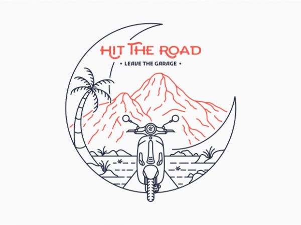 Hit the road 2 graphic t shirt