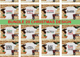 20 christmas tshirt design, bundle christmas, snow svg, snow christmas, christmas svg, christmas png, christmas vector, christmas design tshirt, santa vector, santa svg, holiday svg, merry christmas, cut file