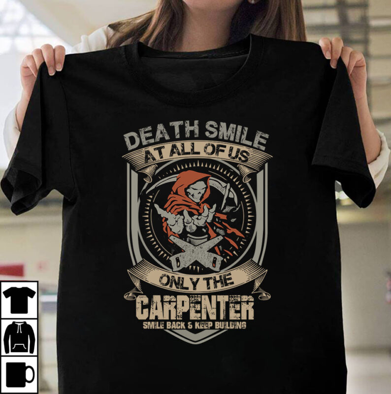 t-shirt vector Carpenter Bundle Part 1 - 50 Designs - 90% OFF